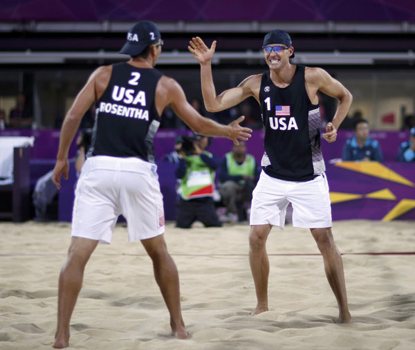 Men's beach volleyball preliminary matches
