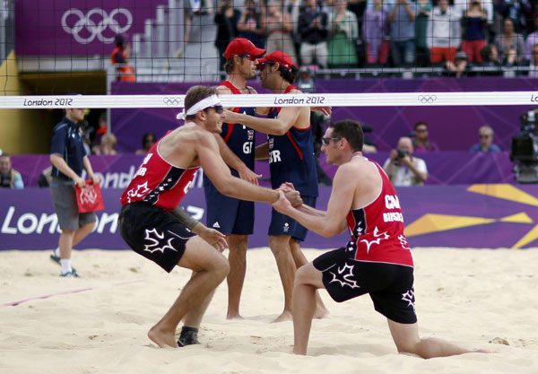 Men's beach volleyball preliminary matches