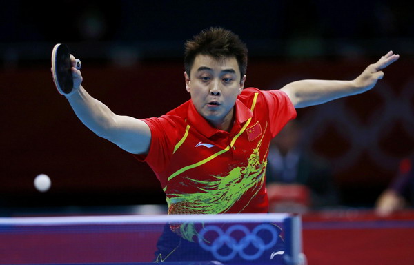Wang Hao enters men's table tennis semis
