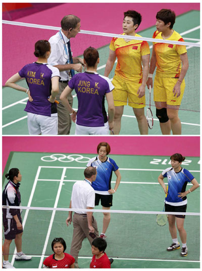 Weibo volley for badminton farce