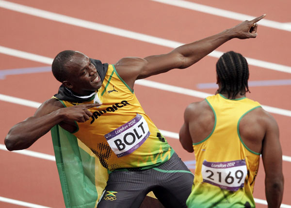 Bolt fastest in 100m, China back to top