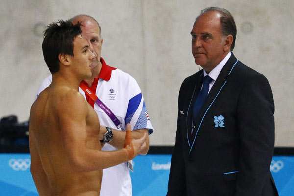 US diver defeats China for last diving gold