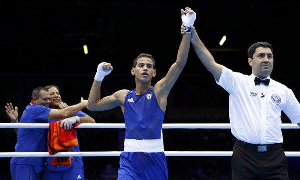 Cuban boxer wins boxing men's 52kg gold medal