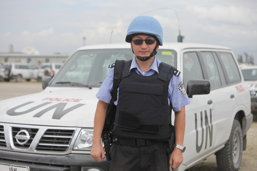 Chinese peacekeepers fight for peace in Haiti
