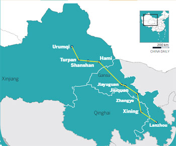 Xinjiang gets up to speed