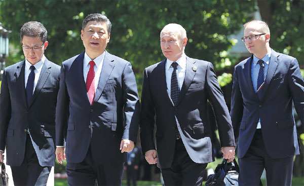 Strategic cooperation endorsed by Xi, Putin