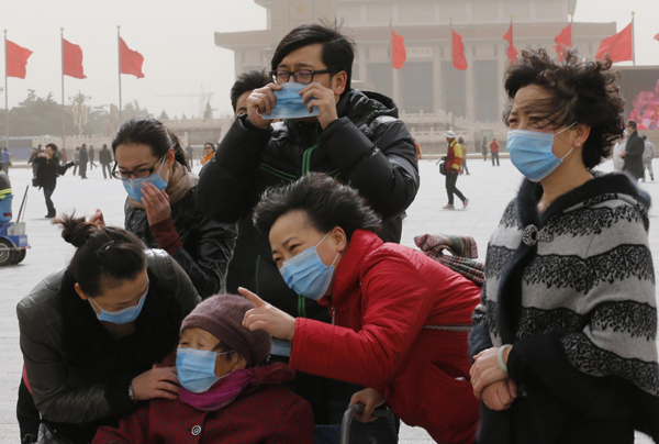 Heavy sandstorm hits Beijing