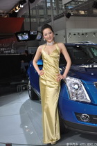 Show models at the Guangzhou auto show