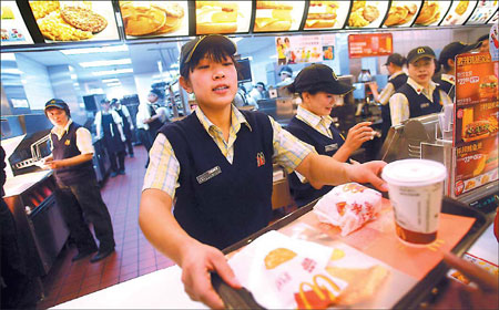 McDonald's growing in China