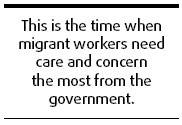 Help migrant workers