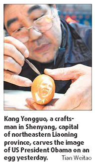 Obama brings fortune to some in city