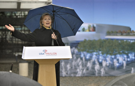Clinton working her magic to woo backers to expo dream