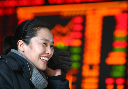 Shares up as investors focus on growth