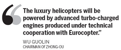 Sky's the limit for Wenzhou's whirlybirds