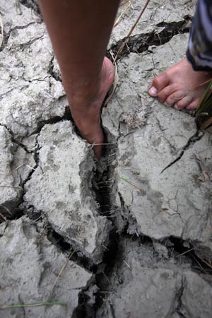 Severe drought brings misery to Hunan province