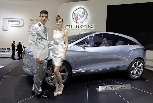 GM's models at Beijing auto show