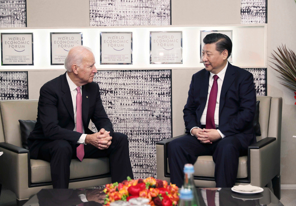 Xi says China-US ties progressing in right direction