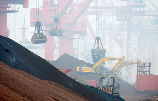 Iron ore trade slow on online platform