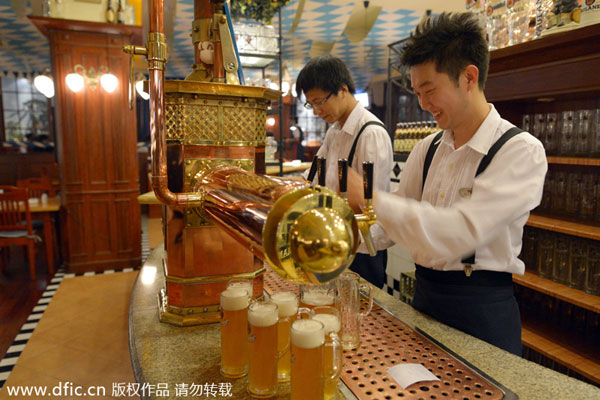 Beer firms profiting amid austerity drive