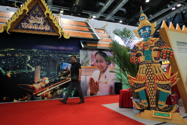 Thai tourism booth hopes to woo Chinese, young and old