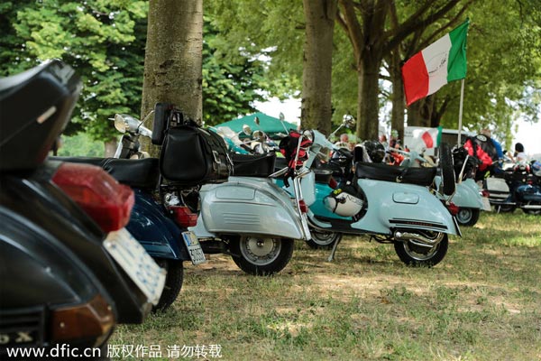 Vespa brings Italian style to the streets of Beijing