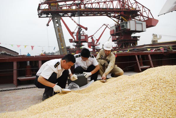 Nation's grain imports grow