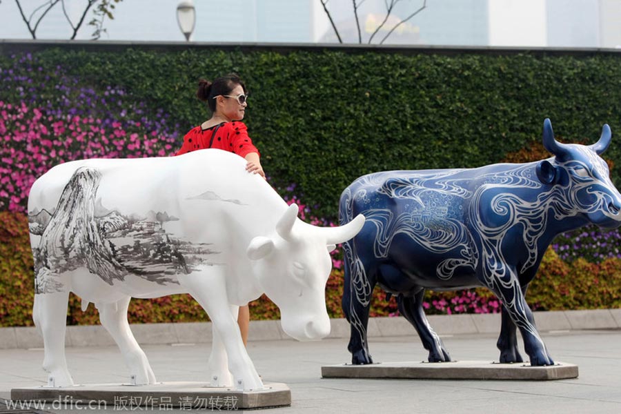 CowParade arrives in Shanghai