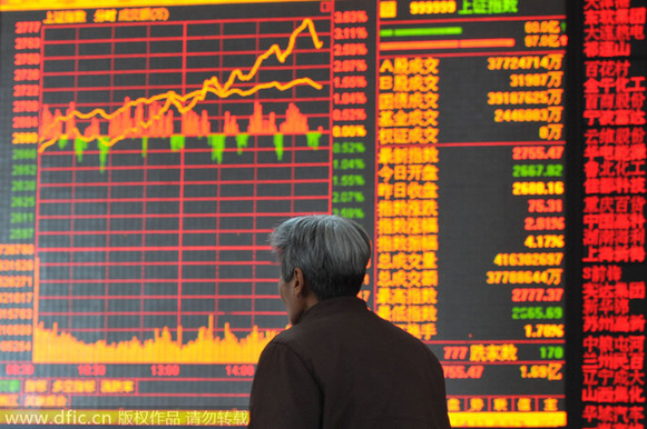 China's stocks rally to three-year high