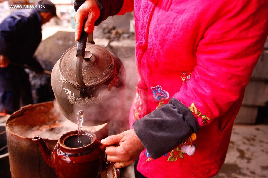 Old fashioned tea house seen in Anhui