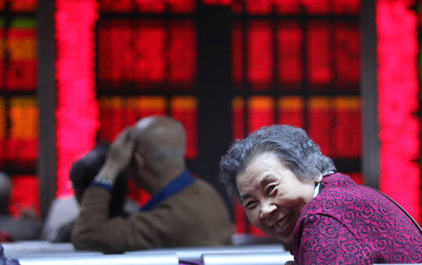 Chinese stocks rally to five-year high