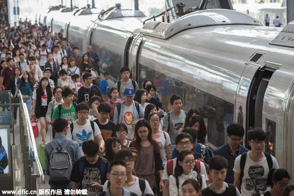 China's May Day railway trips hit record