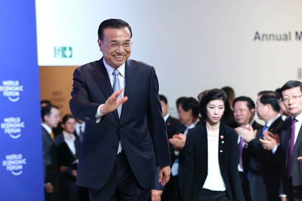 Transcript of Premier Li Keqiang's meeting with Chinese and foreign business representatives at the Ninth Annual Meeting of the New Champions