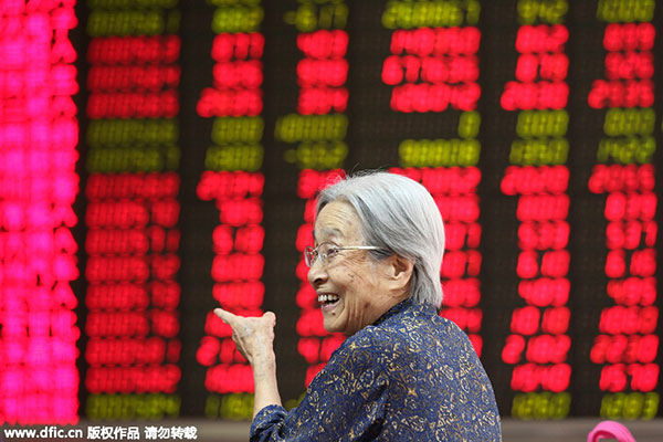Stocks surge, Shanghai index up 4.9%