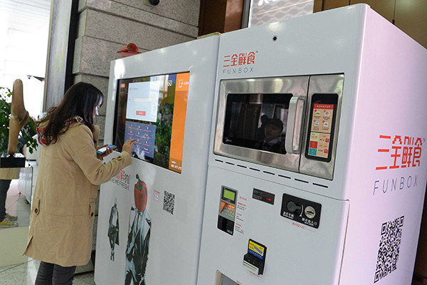 Vending machine firm provides food for thought for customers