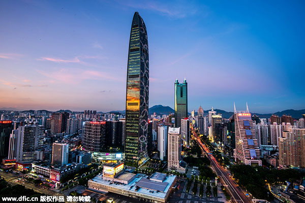 Top 10 best-performing large cities in China