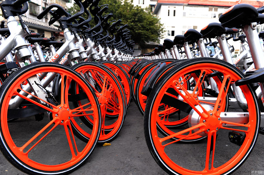 Chengdu impounds over 100 share-bikes for illegal parking