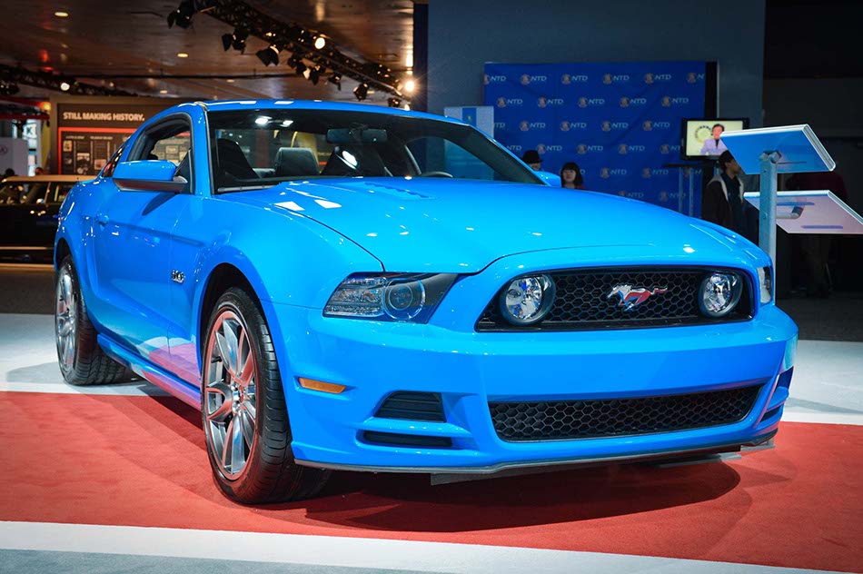 Ford Mustangs rage at New York auto show