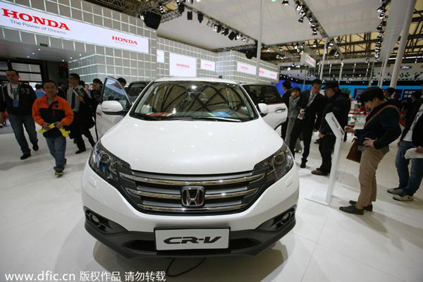 Honda says April China auto sales down 3.6%