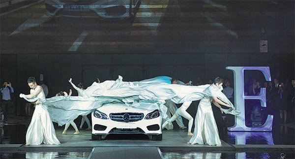 New E-Class Mercedes-Benz unveiled in Xi'an