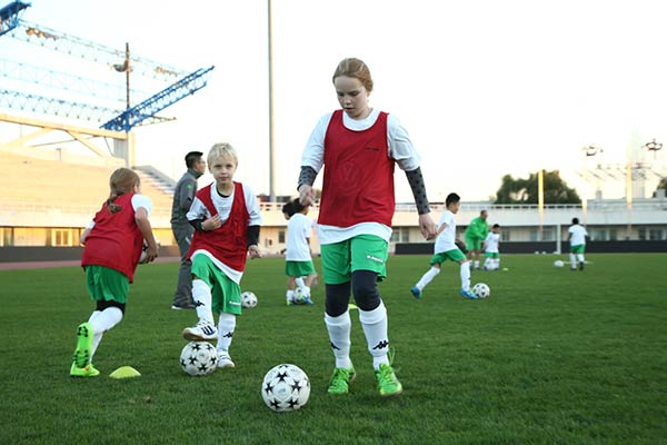 VW China kicks off football training in Beijing