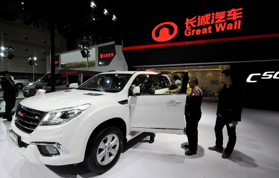 Top 10 Chinese car maker by sales in 2014