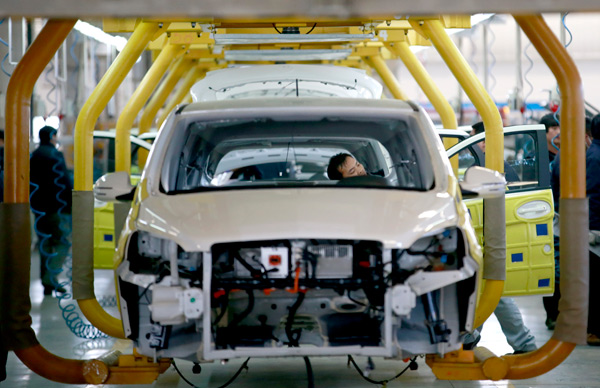 Automaker sees production, sales surge for NEVs