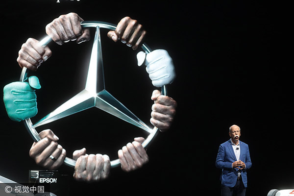 German carmaker Daimler announces corporate re-organization