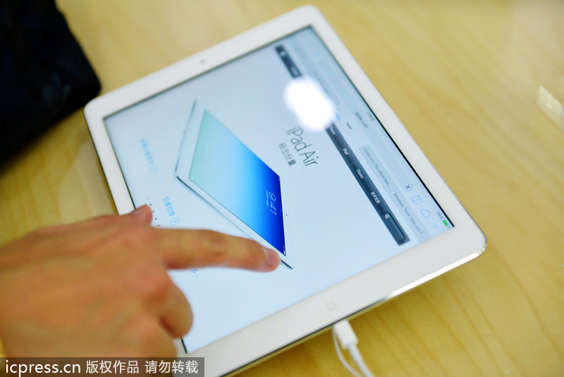 Apple launches iPad Air in China