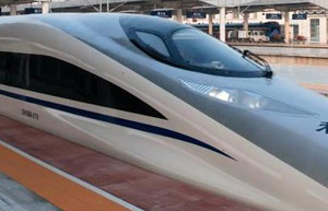 International arrival for China's trains