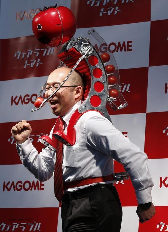 Japanese company developed 'Wearable Tomato'