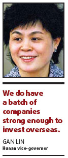 Hunan to help outbound firms
