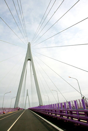 Hangzhou Bay Bridge opens economic development