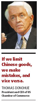 Sino-US trade falls in second half of 2008