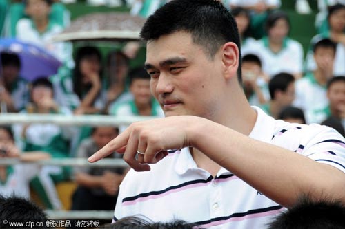 Yao Ming sues sportswear firm for infringements